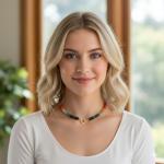 Colorful Handmade Beaded Gemstone Choker Necklace