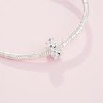 PANDORA White Daisy Flower Charm for Bracelets