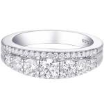 Eternity Ring Women's 925 Silver Wedding Band