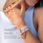 Black Silicone and Rose Gold ID Cuff Bracelet