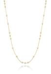 Miabella 18K Gold Plated Beaded Rosary Necklace