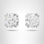 Swarovski Constella White Crystal Stud Earrings