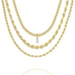 Dainty Gold Plated Layering Necklaces for Women