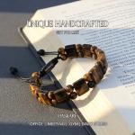 Men's Tiger Eye Healing Stone Bracelet