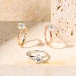 Stunning 2ct Moissanite Promise Ring for Women