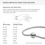 PANDORA Moments Sterling Silver Snake Chain Bracelet