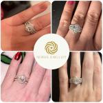 Elegant Sterling Silver Bridal Ring Set for Women