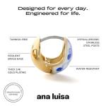 Mini Abby Sphere Hoop Earrings - 14K Gold & Silver