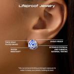 Mini Abby Sphere Hoop Earrings - 14K Gold & Silver