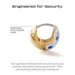 Mini Abby Sphere Hoop Earrings - 14K Gold & Silver