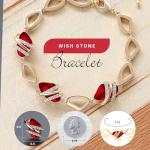 Ruby Red Birthstone Charm Bracelet in Rose Gold