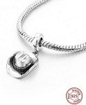 Cowboy Hat Dangle Charm Bead for Bracelets