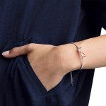 Swarovski Bow Bangle Bracelet with Rose-Gold Accents