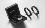 Men's Black Leather Braided Bracelet Gift Set
