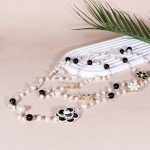 8MM Simulated Shell Pearl Layered Necklace for Women
