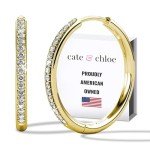 Bianca 18k Gold Plated Hoop Earrings for Women