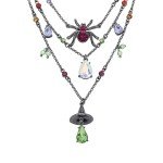 Betsey Johnson Witchy Hat Charm Necklace