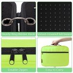 Green Enamel Pin Display Case with 6 Pages