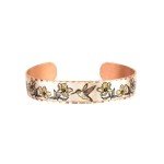 Adjustable Copper Hummingbird Cuff Bracelet
