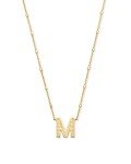 Kendra Scott Gold Letter M Pendant Necklace