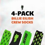 Billie Eilish Socks and Enamel Pins Gift Set