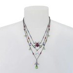 Betsey Johnson Witchy Hat Charm Necklace