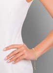 Adjustable Diamond-Cut Bolo Bead Bracelet for Women