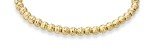Adjustable Diamond-Cut Bolo Bead Bracelet for Women