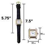Peugeot Women’s Two-Tone Green Tank Dress Watch