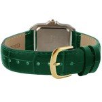 Peugeot Women’s Two-Tone Green Tank Dress Watch