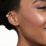 14kt Yellow Gold Cross-Hatched Ear Cuff