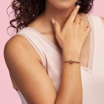 PANDORA Gold Moments Snake Chain Bracelet for Women