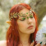 Woodland Fairy Jewelry Set with Crown & Choker
