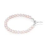 Sterling Silver Baby Pearl Beaded Bracelet