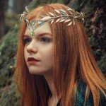 Woodland Fairy Jewelry Set with Crown & Choker
