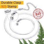 Silver Herringbone Flat Chain Choker Necklace