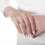 BERRICLE Sterling Silver Infinity Criss Cross Ring