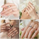 Stunning 2ct Moissanite Promise Ring for Women