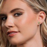 Sterling Silver Birthstone Clip-On Drop Earrings