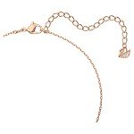 Pink and White Swarovski Interlocking Circle Necklace