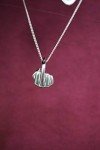 Bold Middle Finger Necklace in Sterling Silver