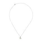 Bold Middle Finger Necklace in Sterling Silver