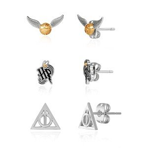 Harry Potter Stud Earrings Set - 3 Pairs