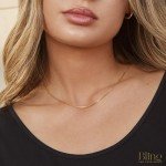18K Yellow Gold Plated Thin Italian Box Chain Necklace