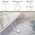 Sterling Silver Heart Layered Necklace Set