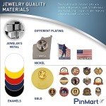 Veteran Patriotic Gold Plated Lapel Pin Set