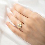 Personalized Sterling Silver Birth Flower Ring