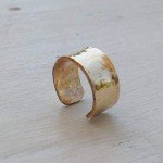 Gold-Filled Hammered Ear Cuff for Non-Pierced Ears
