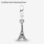 Eiffel Tower Dangle Charm for PANDORA Bracelets