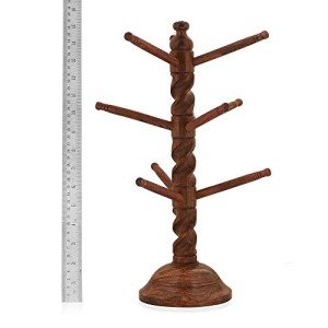 Sheesham Wood Bangle and Jewelry Display Stand